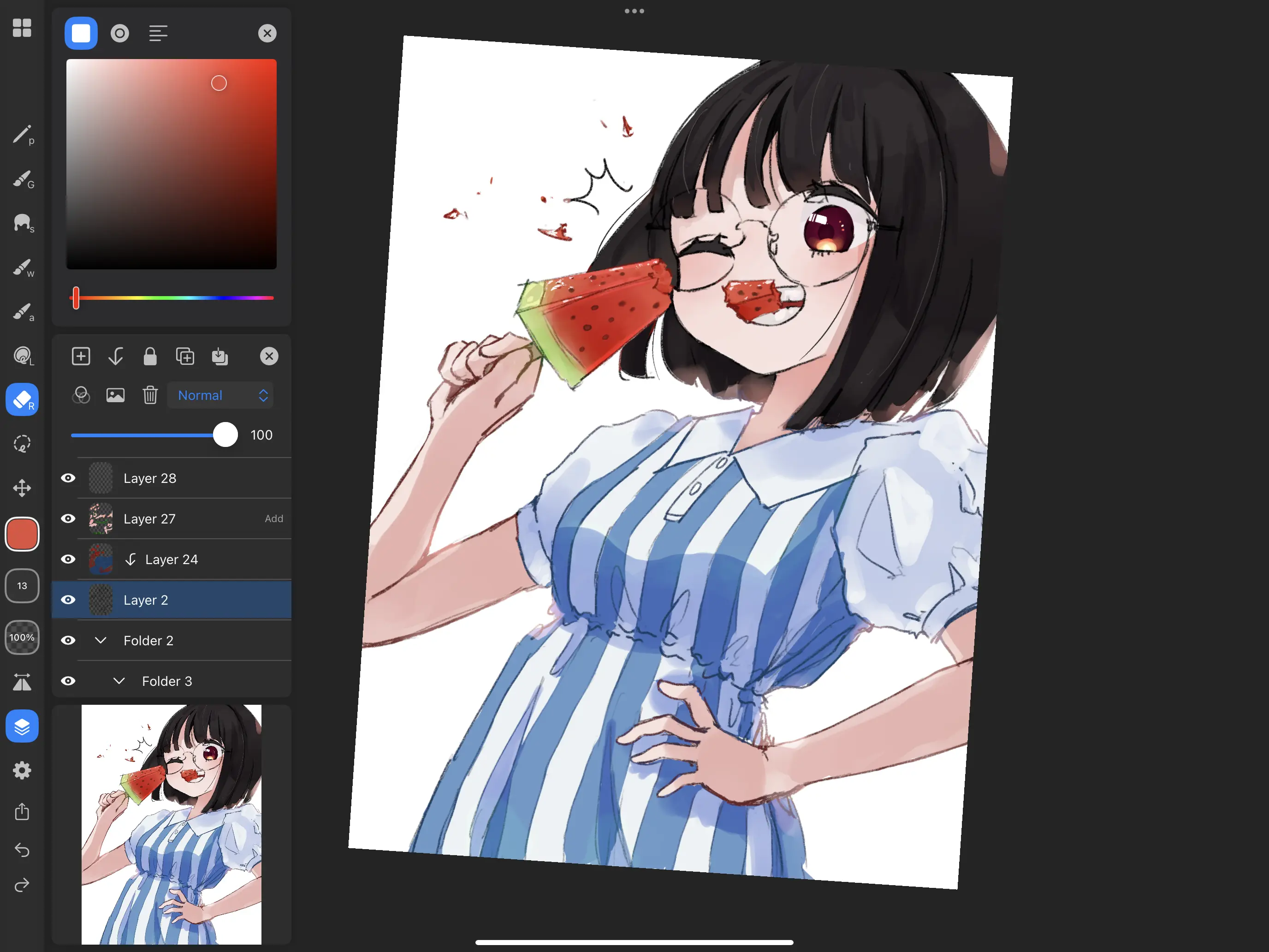 Micapaint の UI